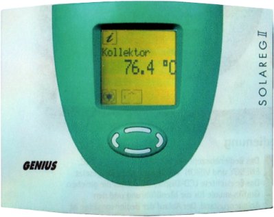 Solareg Genius plus napkollektor szabályzó